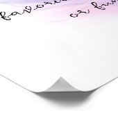 Poster couleurs pastel aquarelle design ajouter un devis (Coin)