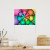 Poster Couleurs pastel en spirale (Cuisine)