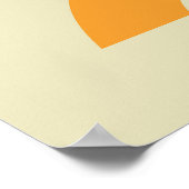 Poster Couleurs pastel formes abstraites arrière - plan m (Coin)