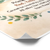 Poster Couleurs primaires Boho (Coin)