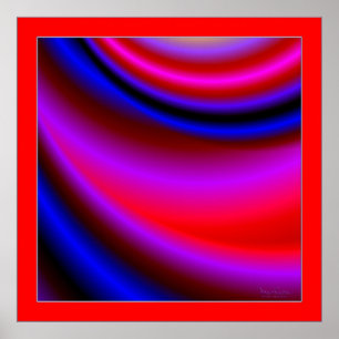 Poster Couleurs respirantes et vivantes