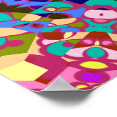 Poster Couleurs Sauvages Dia De Los Muertos (Coin)