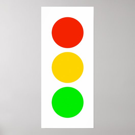 Poster Couleurs Stoplight (Devant)