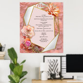 Poster Couleurs succulentes de broyage d'abricot pour 202 (Bureau à domicile)