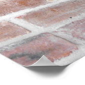 Poster Couleurs Sur Un Mur En Briques (Coin)