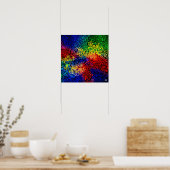 Poster Couleurs tortueuses (Cuisine)