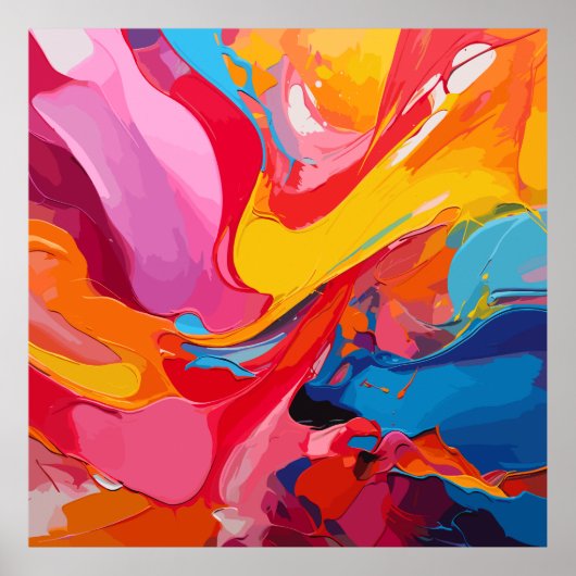 Poster Couleurs vives (Devant)