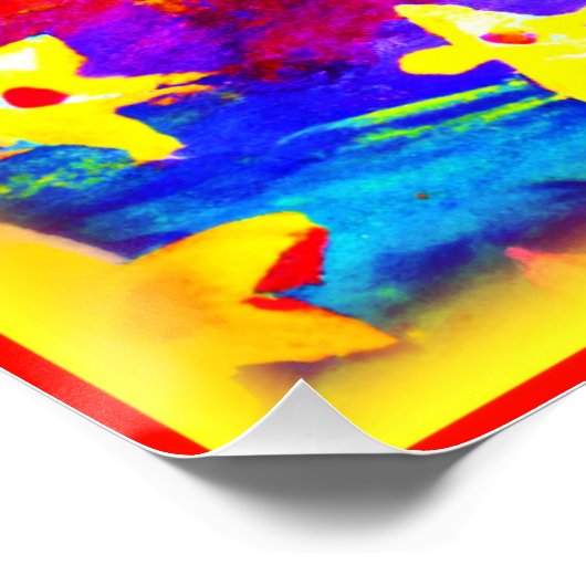 Poster Couleurs vives des étoiles. Commandez dès maintena (Coin)