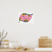 Poster Couleurs vives des fleurs. (Cuisine)