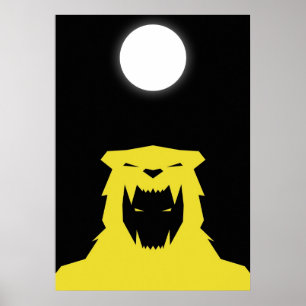 Poster COUP VIOLENT - Xbalanque - Jaguar caché Sun