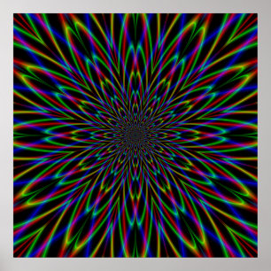 Poster Coupage de l'Atom sur noir