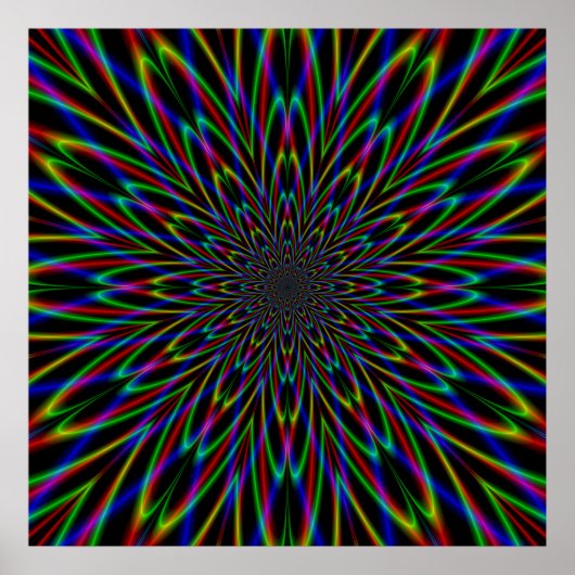 Poster Coupage de l'Atom sur noir (Devant)