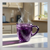 Poster Coupe Amethyst - Art Peint Stylish Still Life (Devant)
