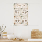 Poster Coupe Buzz étape par étape (Cuisine)