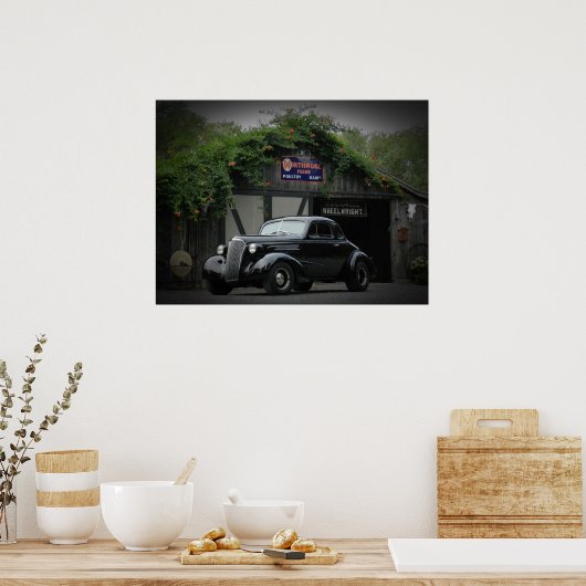 Poster Coupe Chevy 1937 (Cuisine)