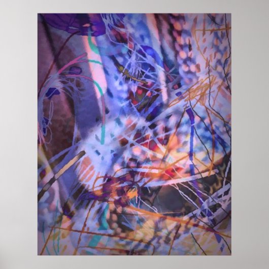 Poster Coupe de café Abstraite (Devant)