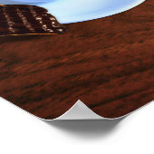 Poster Coupe de café avec mousse en forme de coeur (Coin)