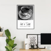 Poster Coupe de café Hot `n´ Sweet (Bureau à domicile)