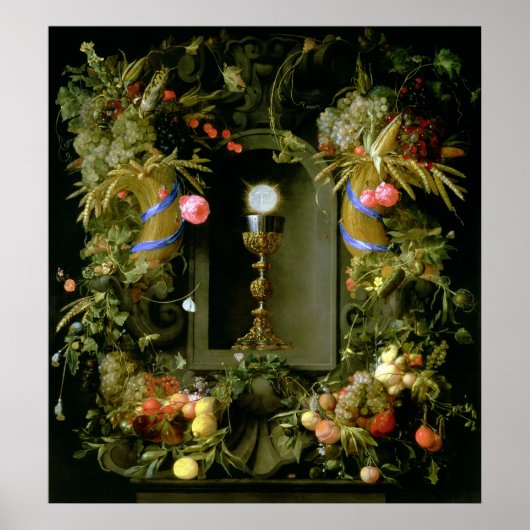 Poster Coupe de communion et hôte (Devant)