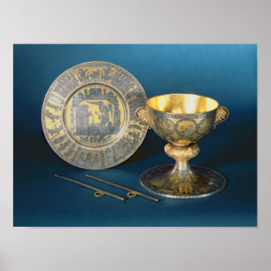 Poster Coupe de communion, plaque et fistulées