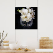 Poster coupe de nuit de freesia (Cuisine)