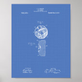 Poster Coupe Diamond 1910 Brevet Art Plan directeur (Devant)