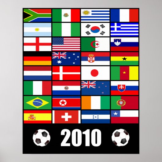 Poster Coupe du monde de football 2010 (Devant)