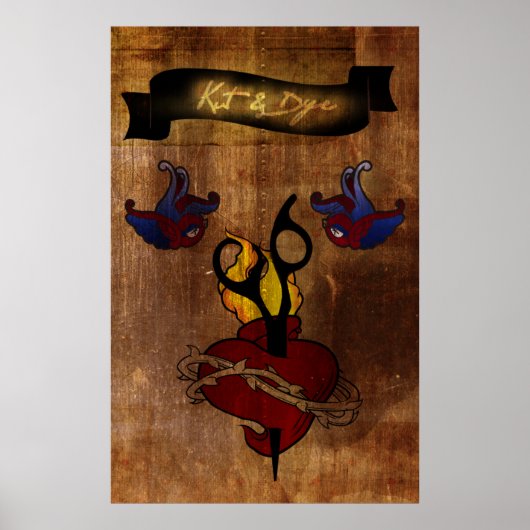 Poster Coupe et teinture (Devant)