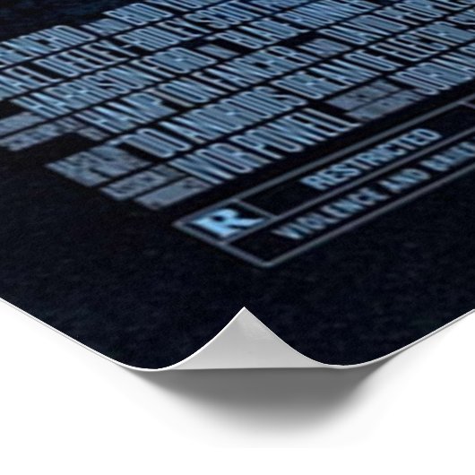 Poster Coupe finale BladeRunner (Coin)