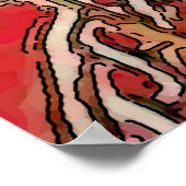 Poster Coupe Fleurs et Café (Coin)