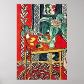 Poster Coupe Fleurs et Café (Devant)