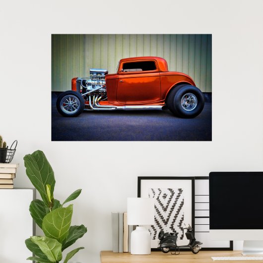 Poster coupé haché soufflé (Bureau à domicile)