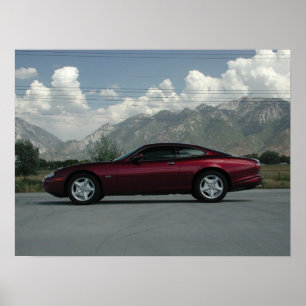 Poster Coupe Jaguar XK8