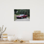 Poster Coupe Jaguar XK8 (Cuisine)