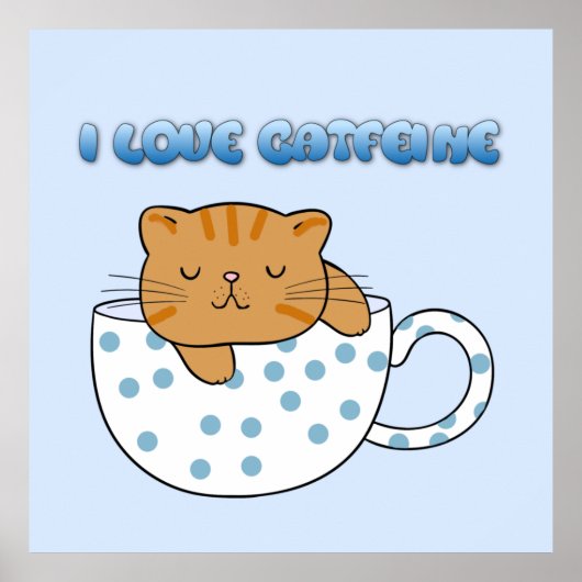 Poster Coupe Kawaii de fée de chat (Devant)