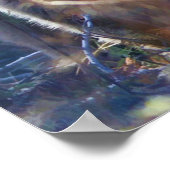 Poster Coupe Kermode (Esprit) Ours Scene Faune (Coin)