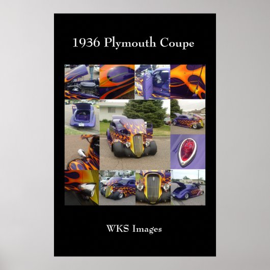 Poster Coupe Plymouth 1936 (Devant)