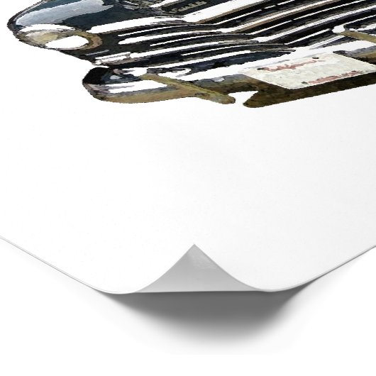 Poster Coupe Plymouth 1946 (Coin)