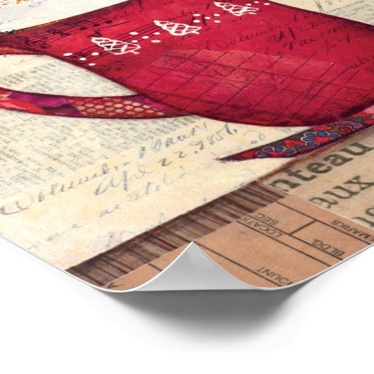 Poster Coupe Red Christmas (Coin)