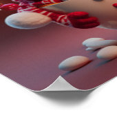 Poster Coupe Snowman de Noël (Coin)