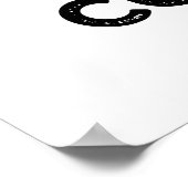 Poster Coupe T Funny Alphabet Thé Pun (Coin)