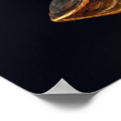 Poster Coupe transversale de coquille de nautile — Spiral (Coin)