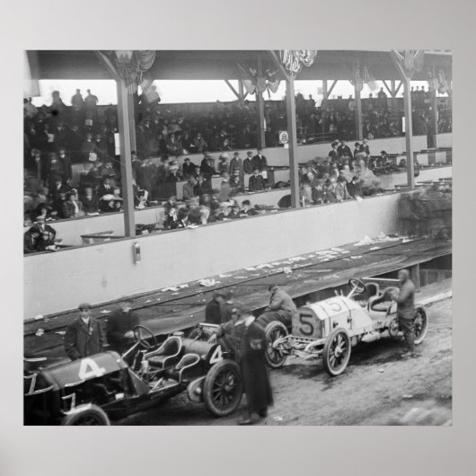 Poster Coupe Vanderbilt : 1908 (Devant)