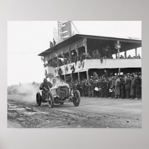 Poster Coupe Vanderbilt de course automobile, 1908. Photo