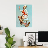 Poster Coupe vers le haut (Bureau à domicile)