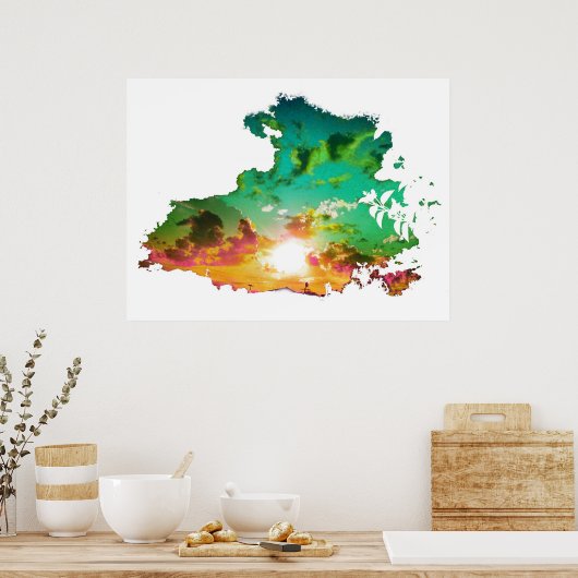 Poster "Couper la vie" (Cuisine)