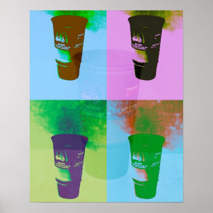 Poster Coupes d'art pop