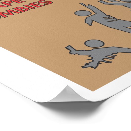 Poster Coupez les Escaliers ! (Coin)