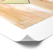 Poster Couple Abstrait de Barcelone 16 x 20 Art (Coin)