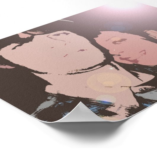 Poster Couple amoureux (Coin)